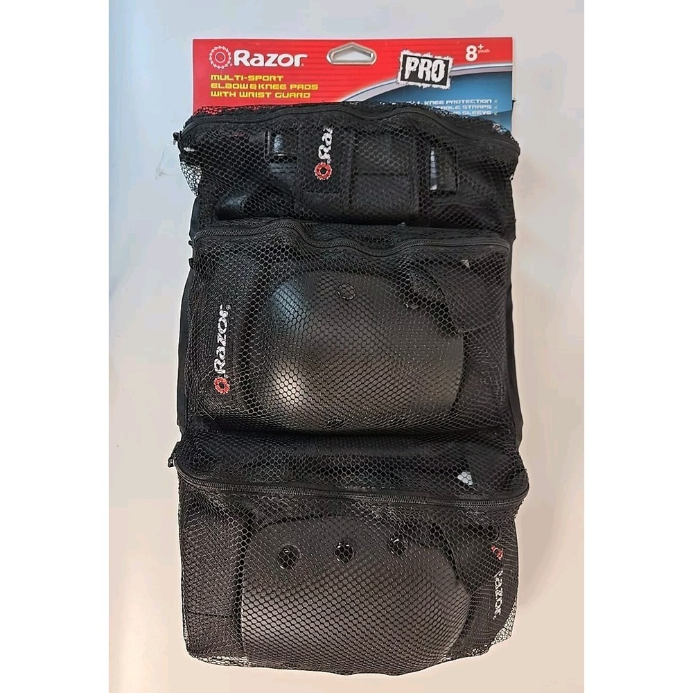 Knee Pads Elbow Pads Youth Age 8+ Skateboarding, Scooter Razor Multi Sport *New*